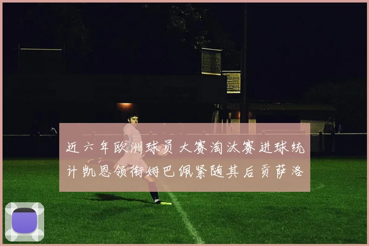 近六年欧洲球员大赛淘汰赛进球统计凯恩领衔姆巴佩紧随其后贡萨洛表现不俗